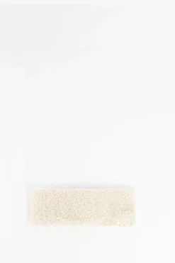 Beige teddy haarband
