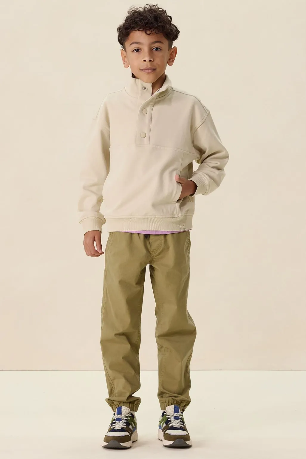 Beige turtle neck sweater