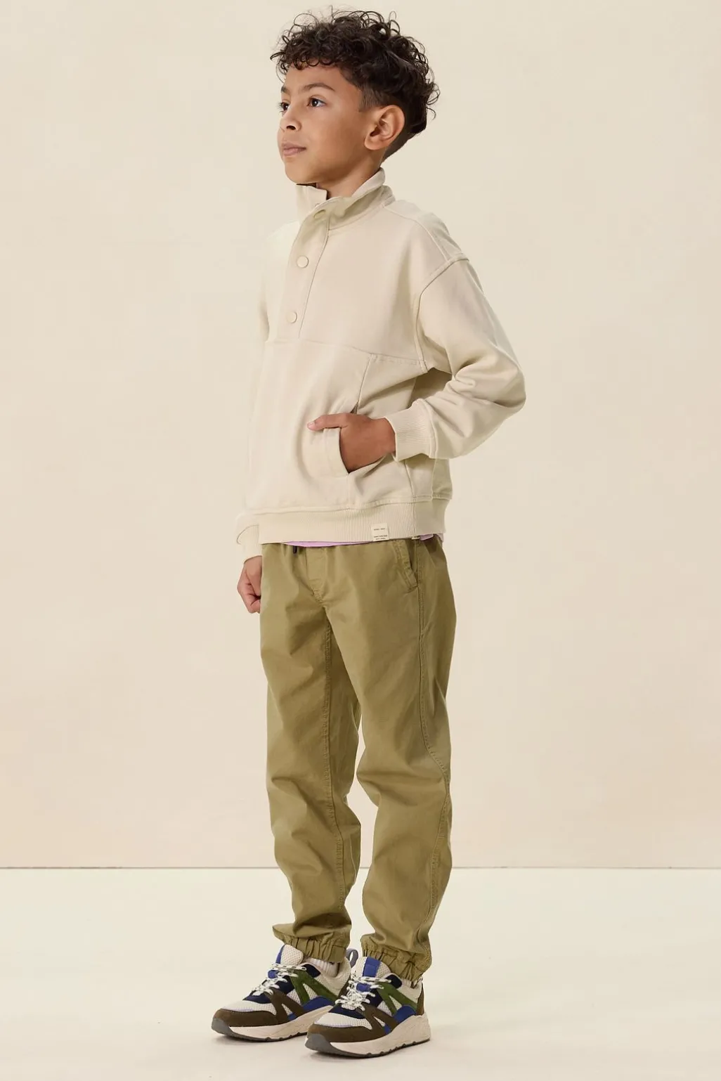 Beige turtle neck sweater