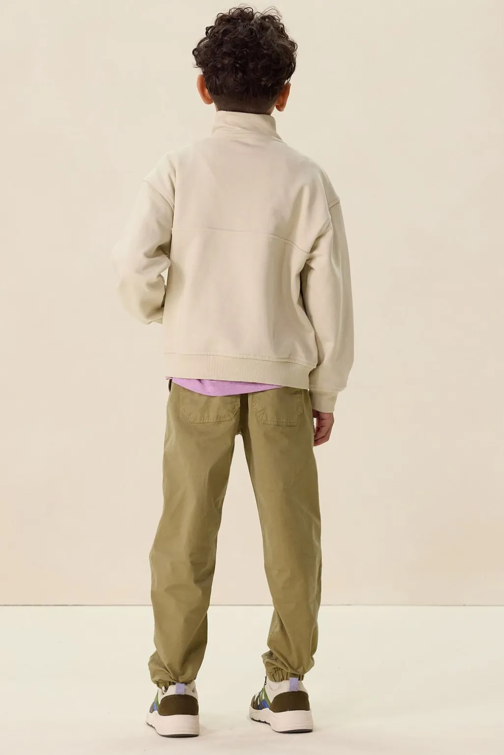 Beige turtle neck sweater