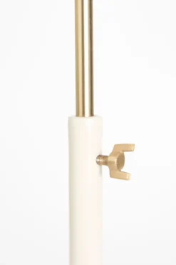 Beige verstelbare bijzettafel