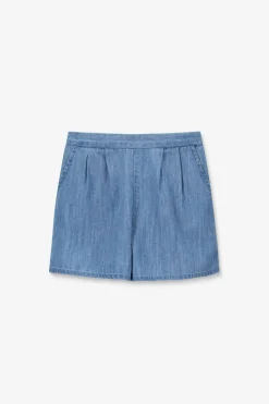 Blauw denim short