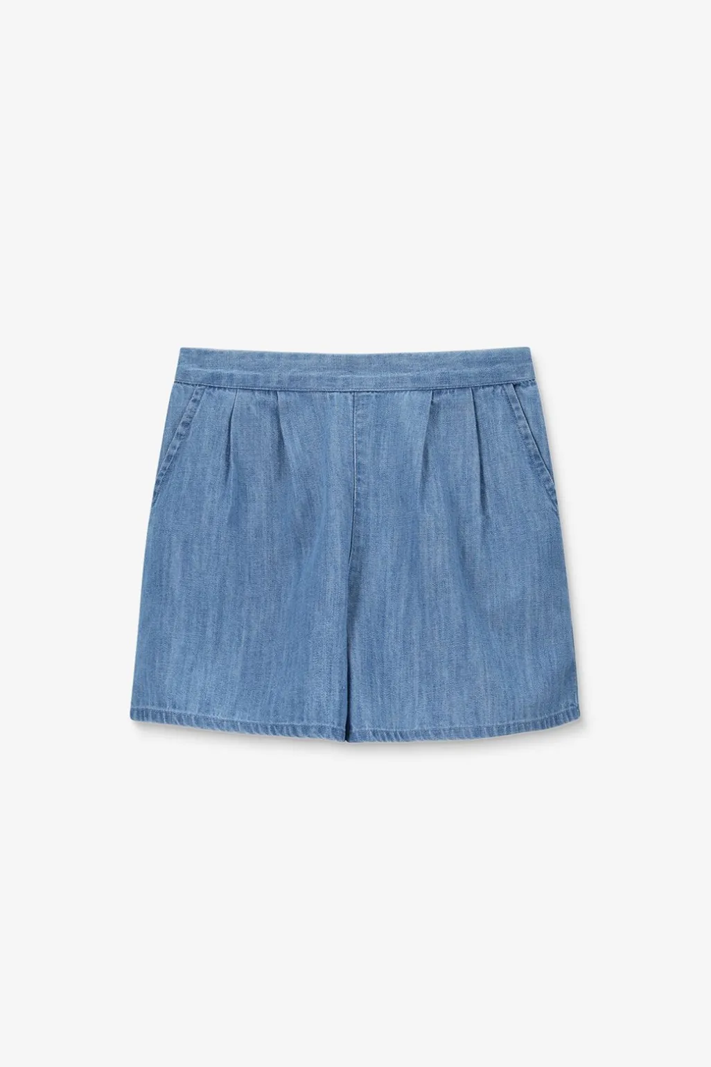 Blauw denim short