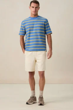 Blauw gestreept T-shirt