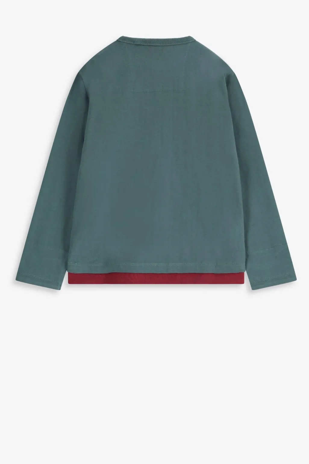 Blauw longsleeve t-shirt