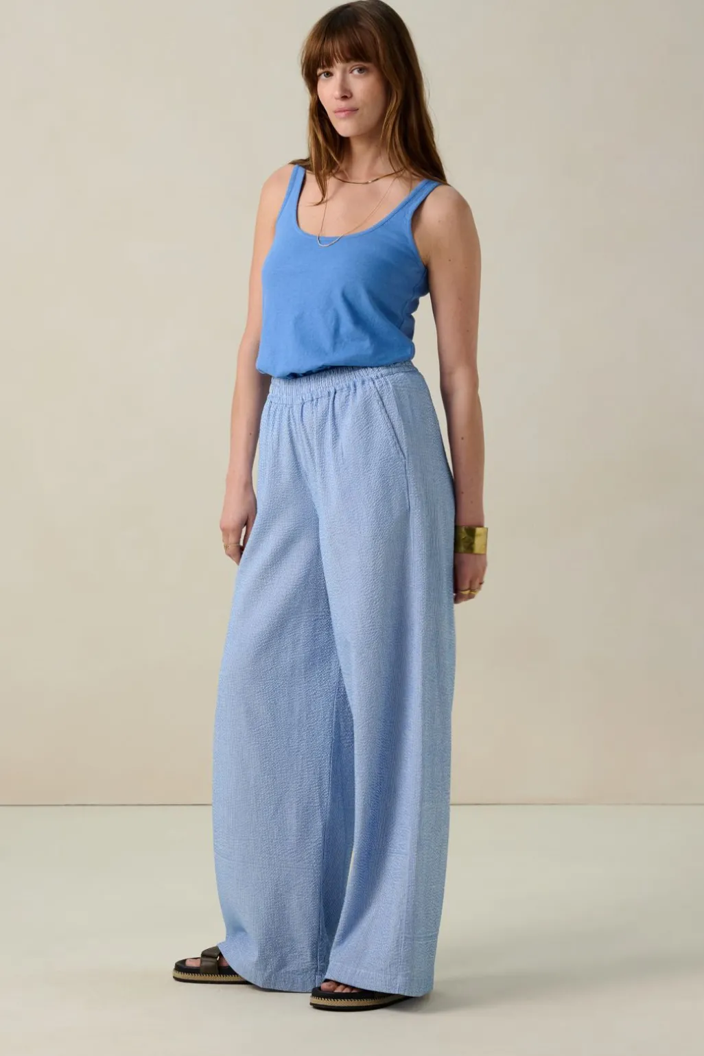 Blauw singlet