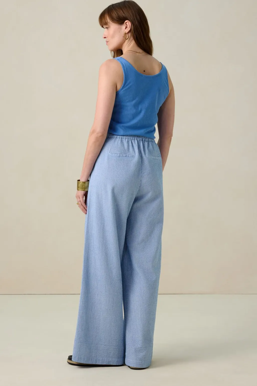 Blauw singlet