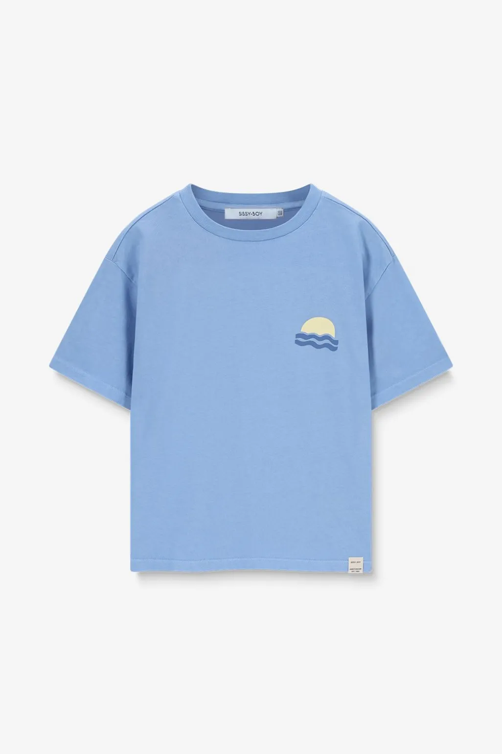 Blauw T-shirt met artwork
