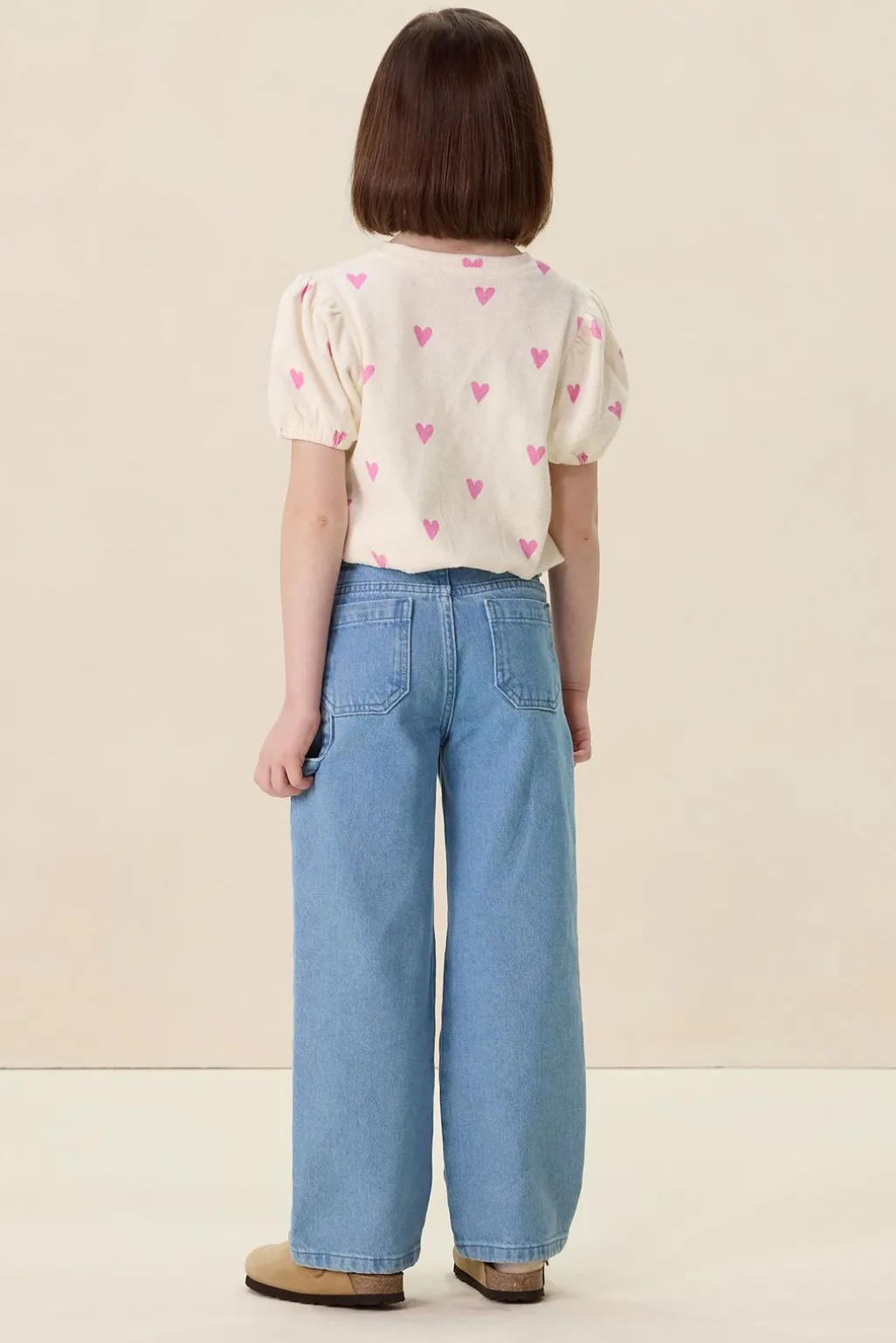 Blauwe cargo broek