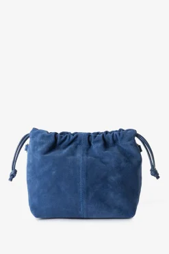 Blauwe crossbody pouch tas