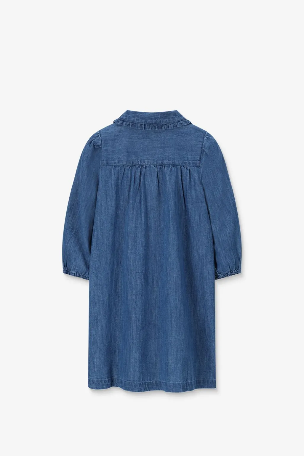 Blauwe denim jurk