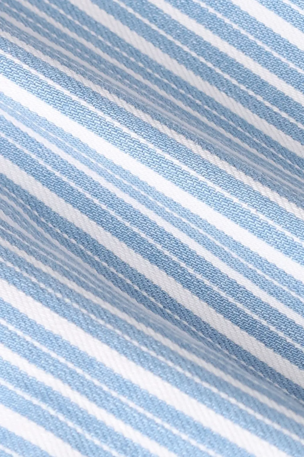 Blauwe gestreepte shorts