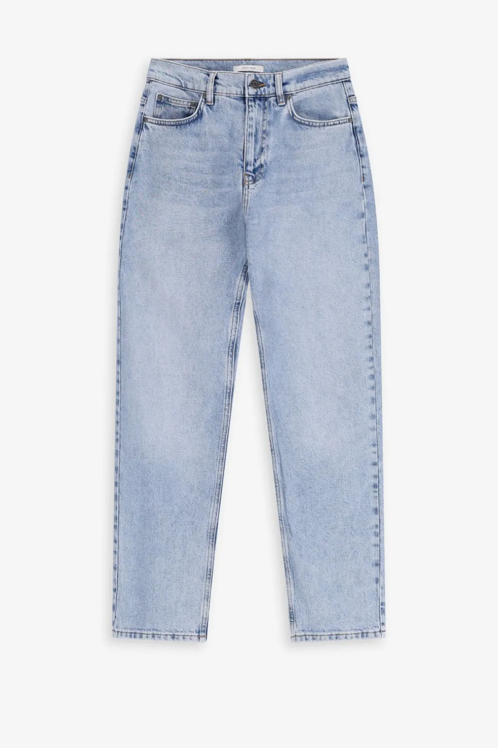 Blauwe high waist slim fit jeans