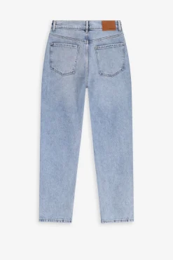 Blauwe high waist slim fit jeans