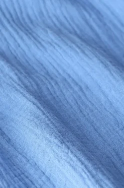 Blauwe kaftan maxi-jurk