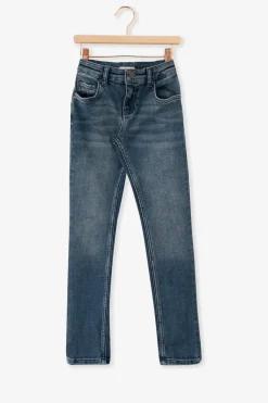 Blauwe slim fit jog jeans