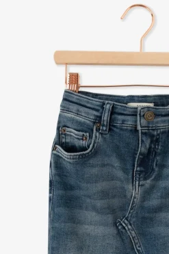 Blauwe slim fit jog jeans