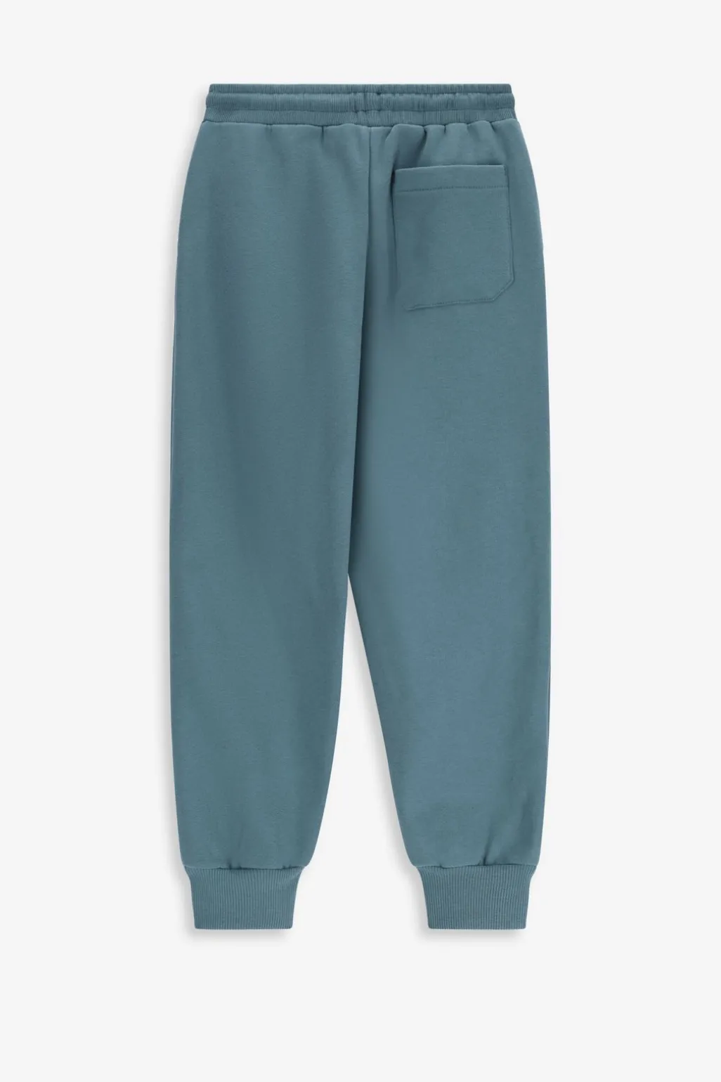 Blauwe sweatpants met embroidery