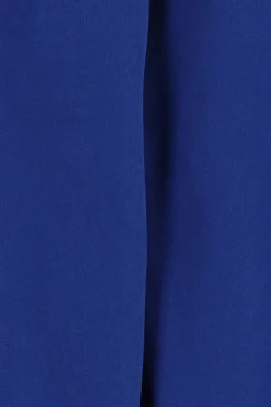 Blauwe sweatpants met strepen