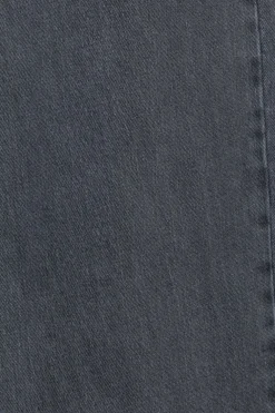 Bora donkergrijze high waist tapered jeans