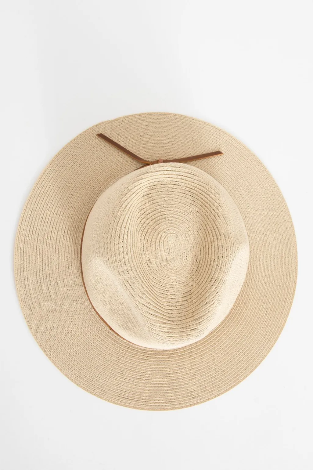 Brixton lichtbruine rieten Wesley fedora