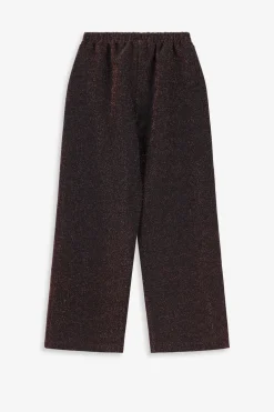 Bronskleurige broek met lurex