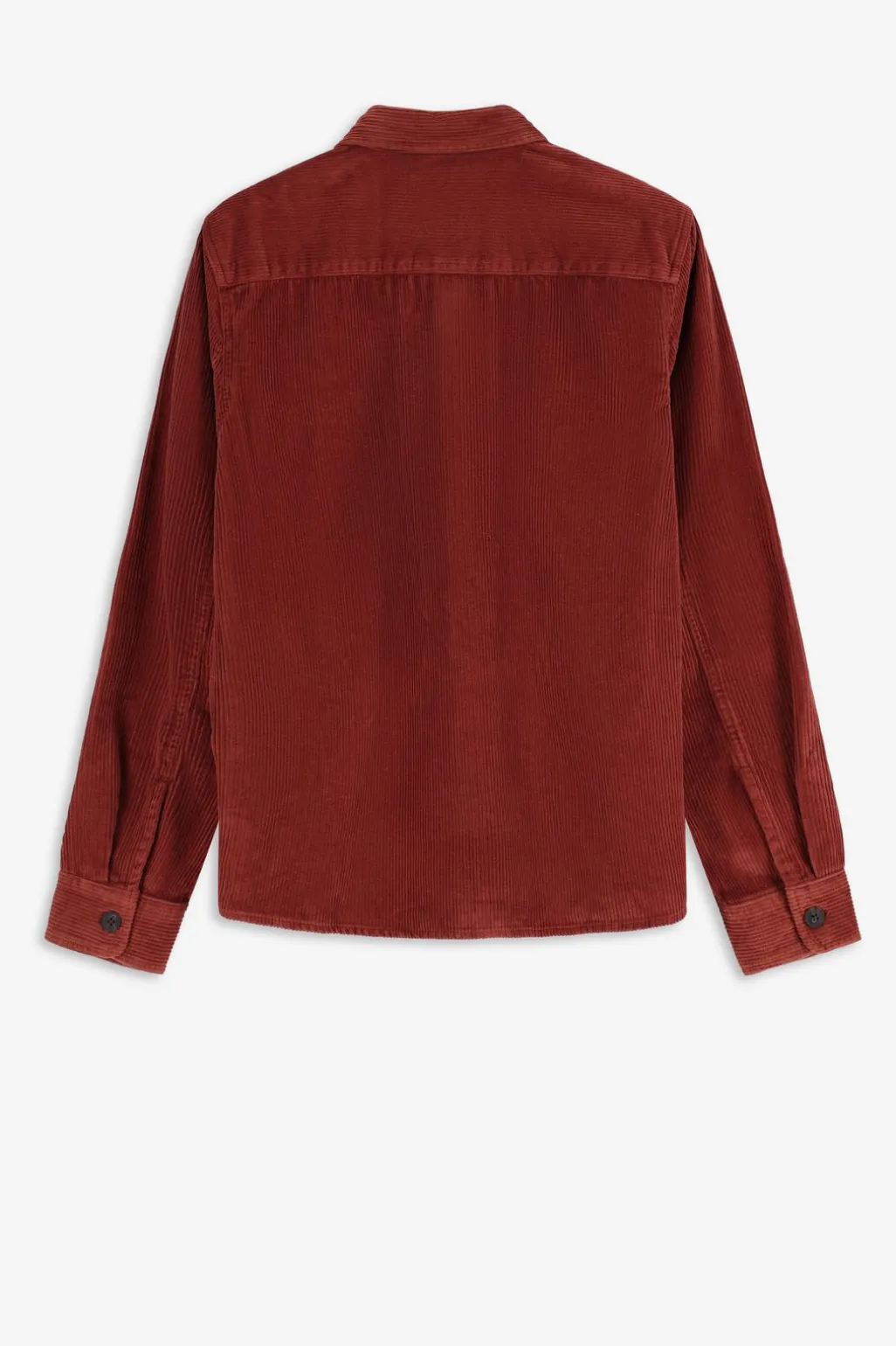 Bruin corduroy overhemd