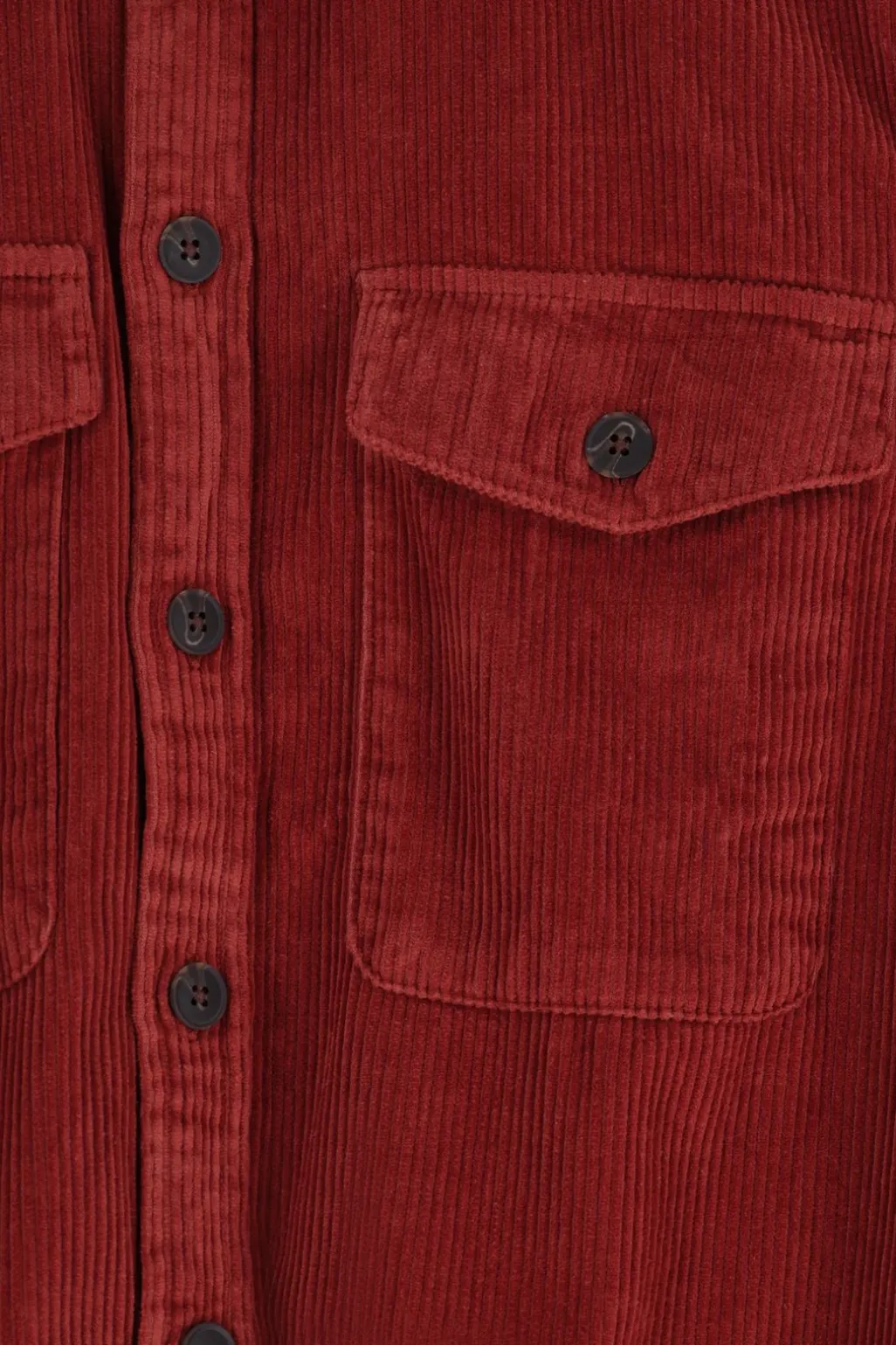Bruin corduroy overhemd