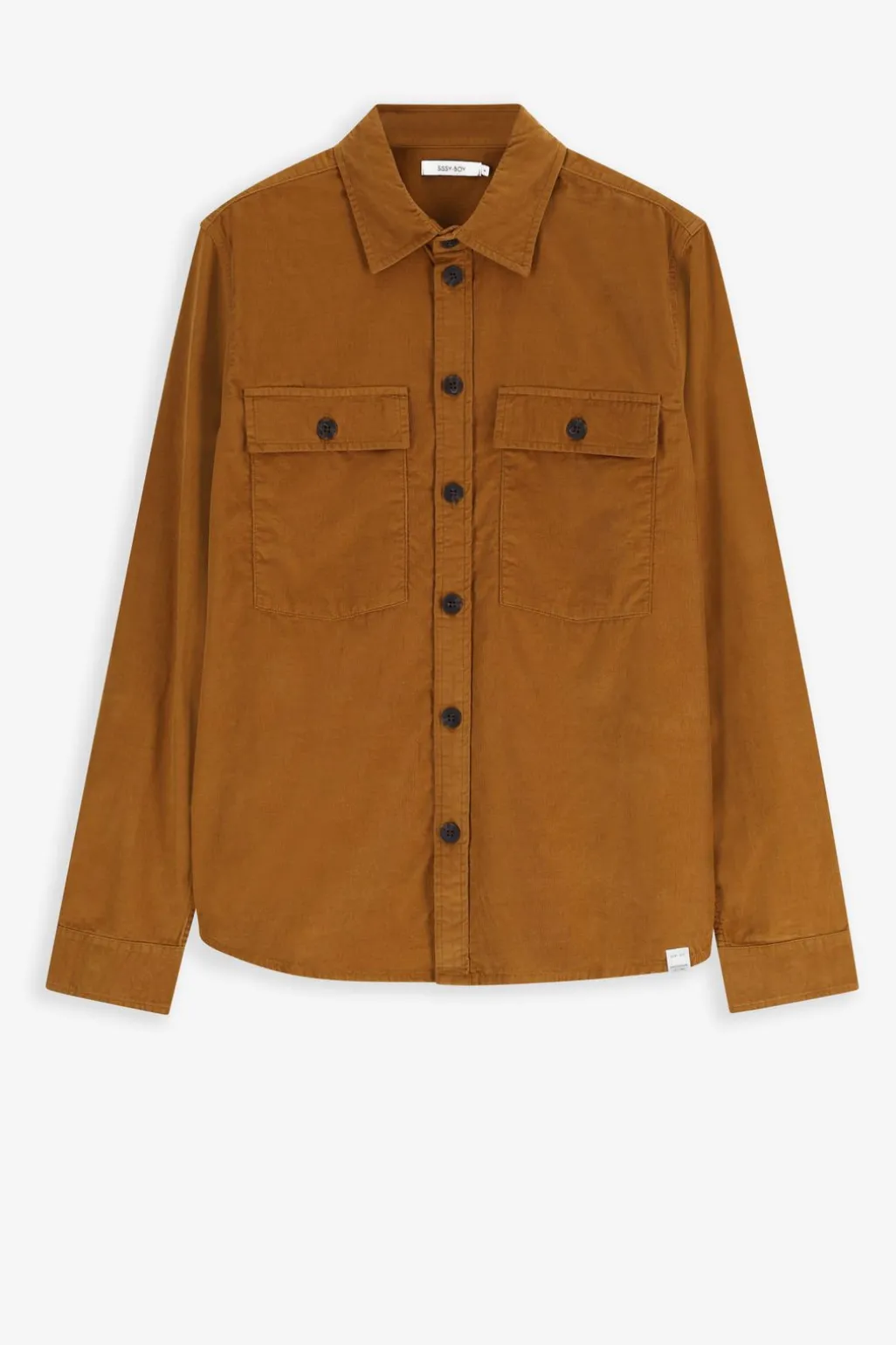 Bruin corduroy overhemd