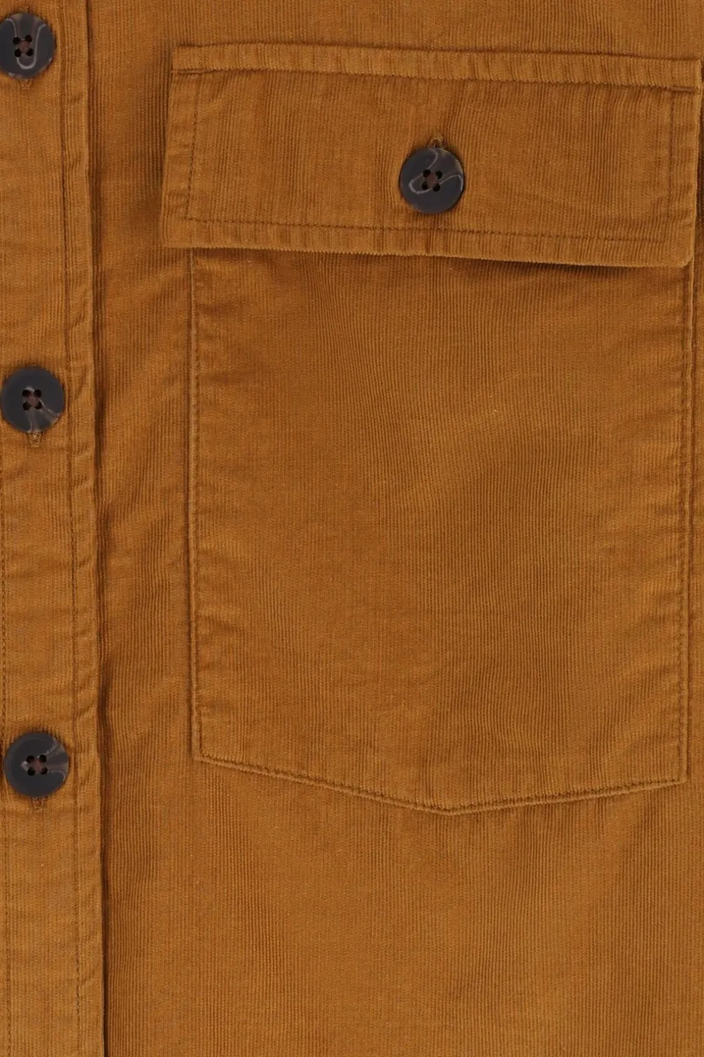 Bruin corduroy overhemd