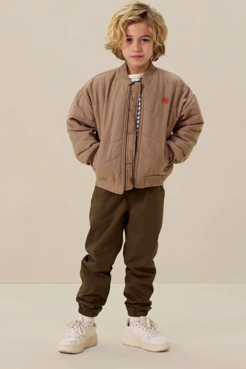 Bruin quilted bomber jack
