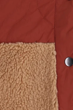 Bruin quilted gilet