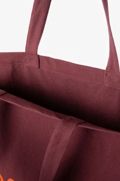 Bruine canvas shopper large
