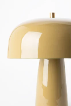 Bruine cupola tafellamp
