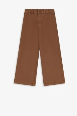 Bruine denim straight leg jeans