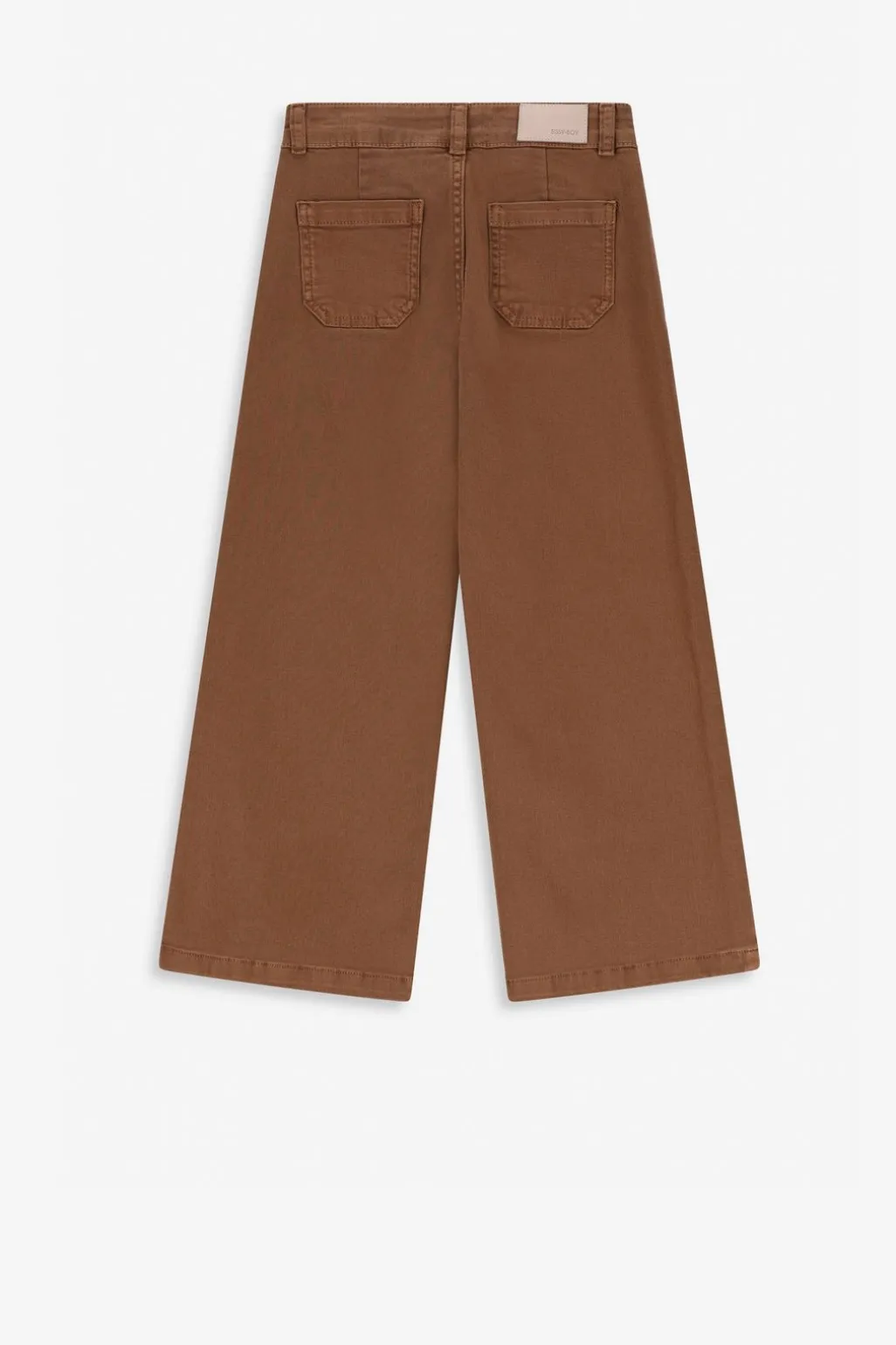 Bruine denim straight leg jeans