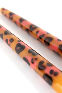 Bruine dinerkaars leopard 25 cm