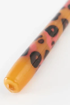 Bruine dinerkaars leopard 25 cm