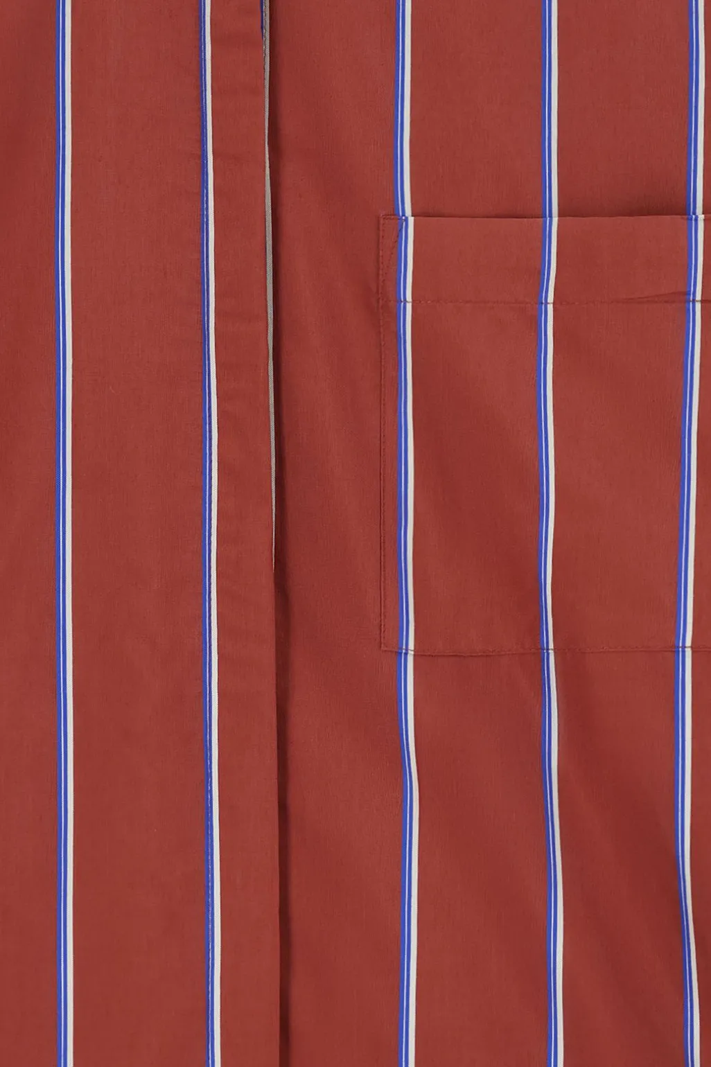 Bruine gestreepte blouse
