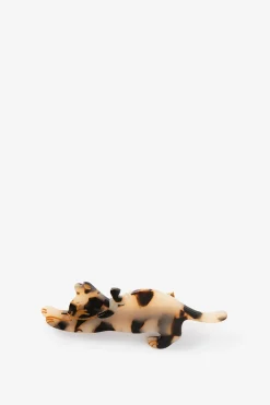 Bruine haarklem kat