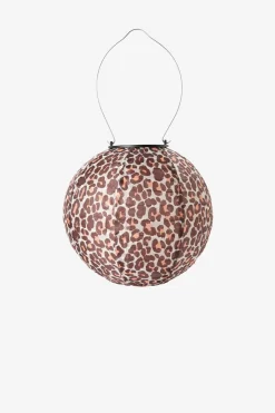 Bruine lantaarn met leopard print