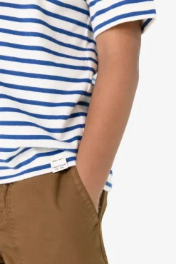 Bruine pull on broek met aantrekkoorden