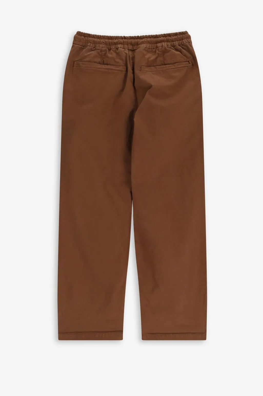 Bruine pull on broek met aantrekkoorden