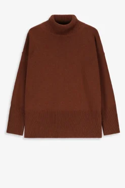 Bruine trui met turtle neck