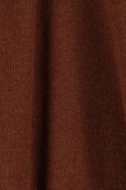 Bruine trui met turtle neck