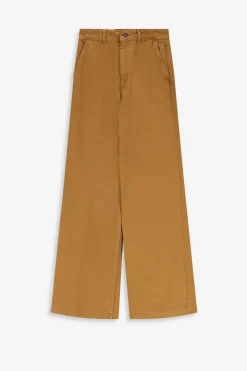 Bruine wide leg jeans