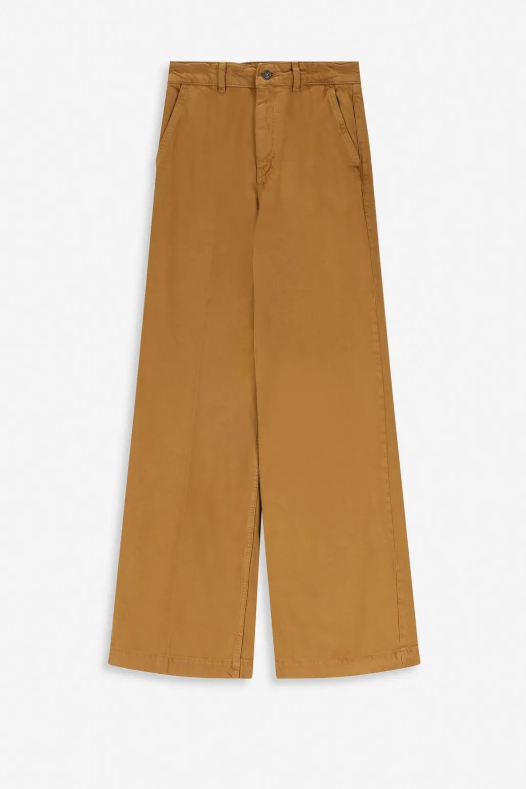 Bruine wide leg jeans