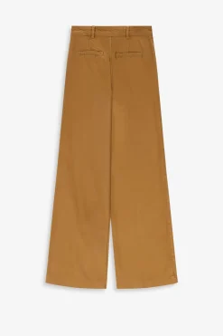 Bruine wide leg jeans