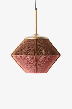 Bruin-roze hanglamp aural shades mini