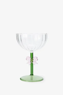 Champagneglazen met roze strikje
